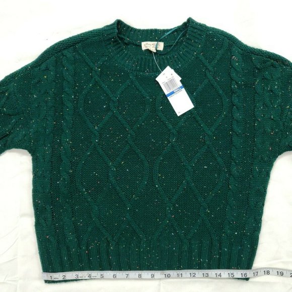 Ultra Flirt Juniors' Cable-Knit Sweater Size Small - Picture 7 of 13